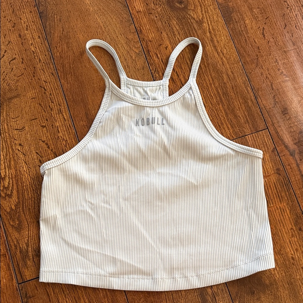 Nobull light blue rubbed tank
